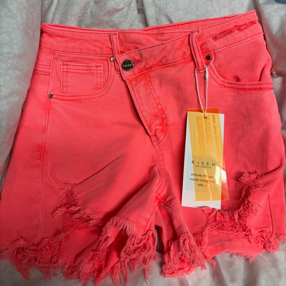 Risen Women's Coral Jean Shorts